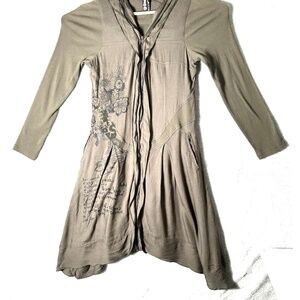 Desigual long sleeve shirt dress